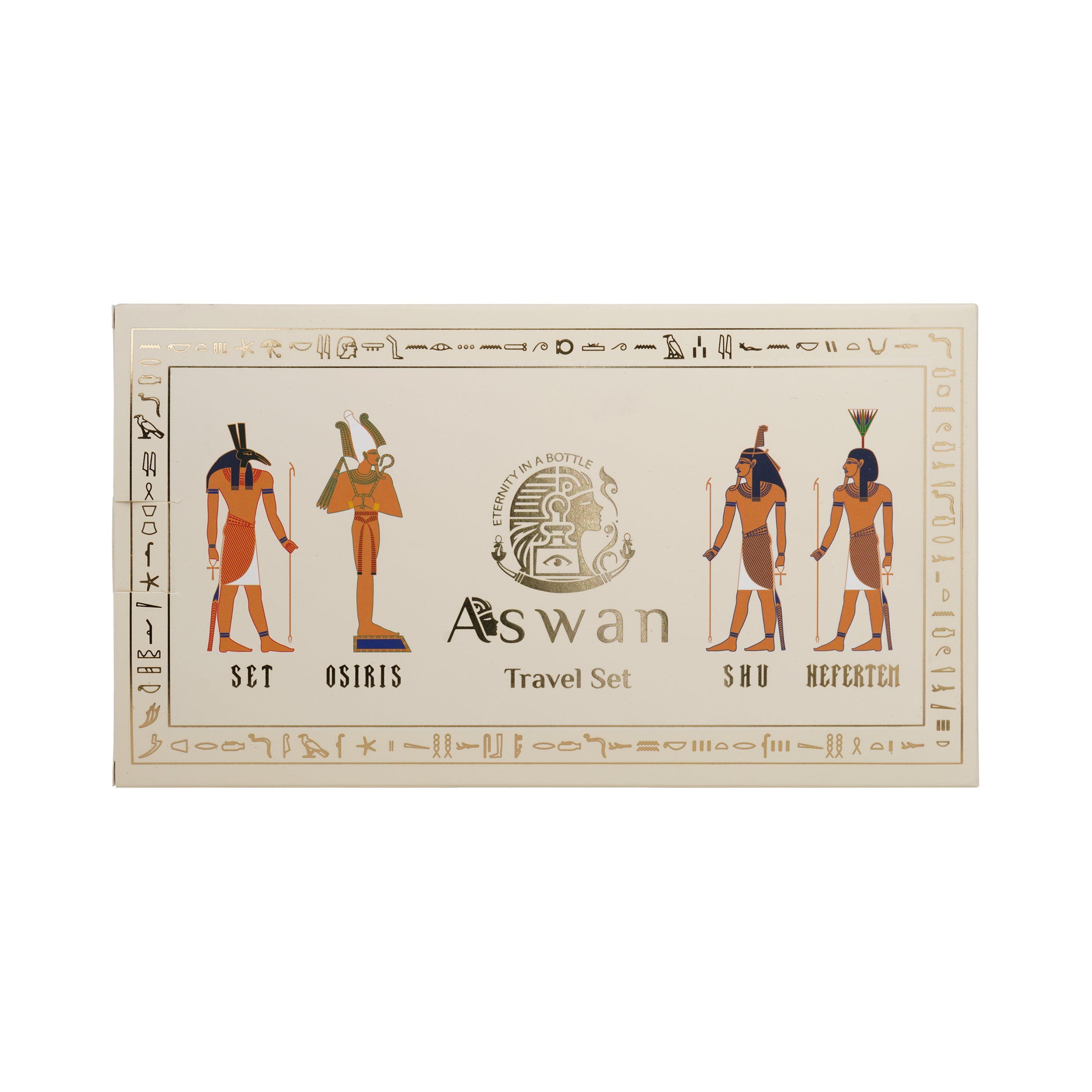 Aswan Travel Set - Set • Osiris • Shu • Nefertem (4×15ml)